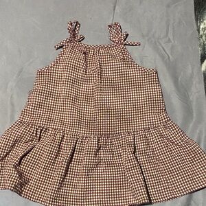 Zara Kids toddler Casual Dress - Red and White Checkered